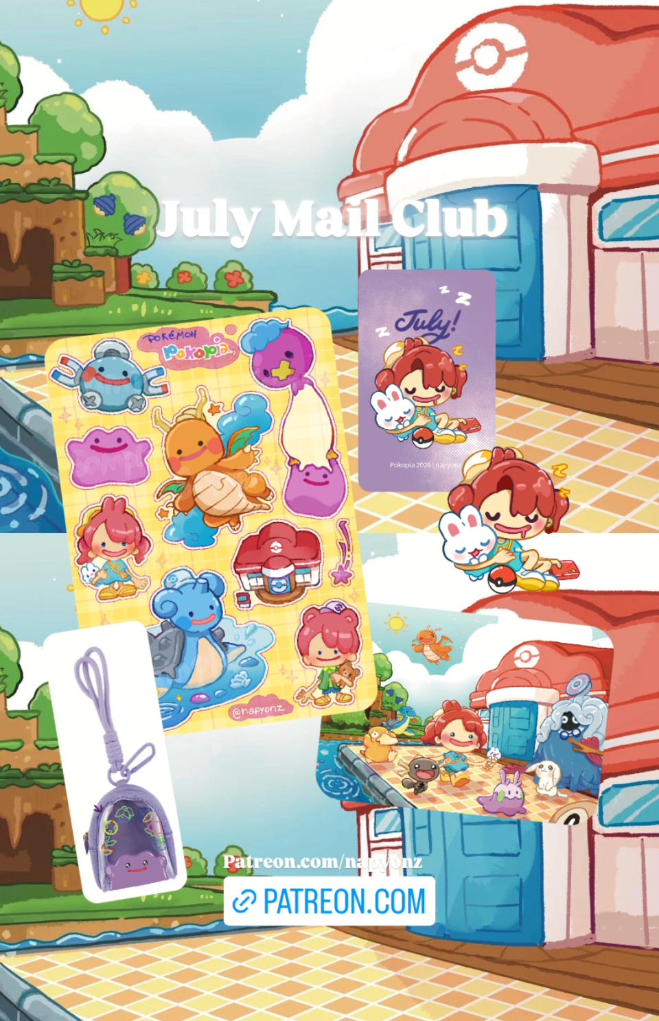 July Mail Club - Pokemon Pokopia