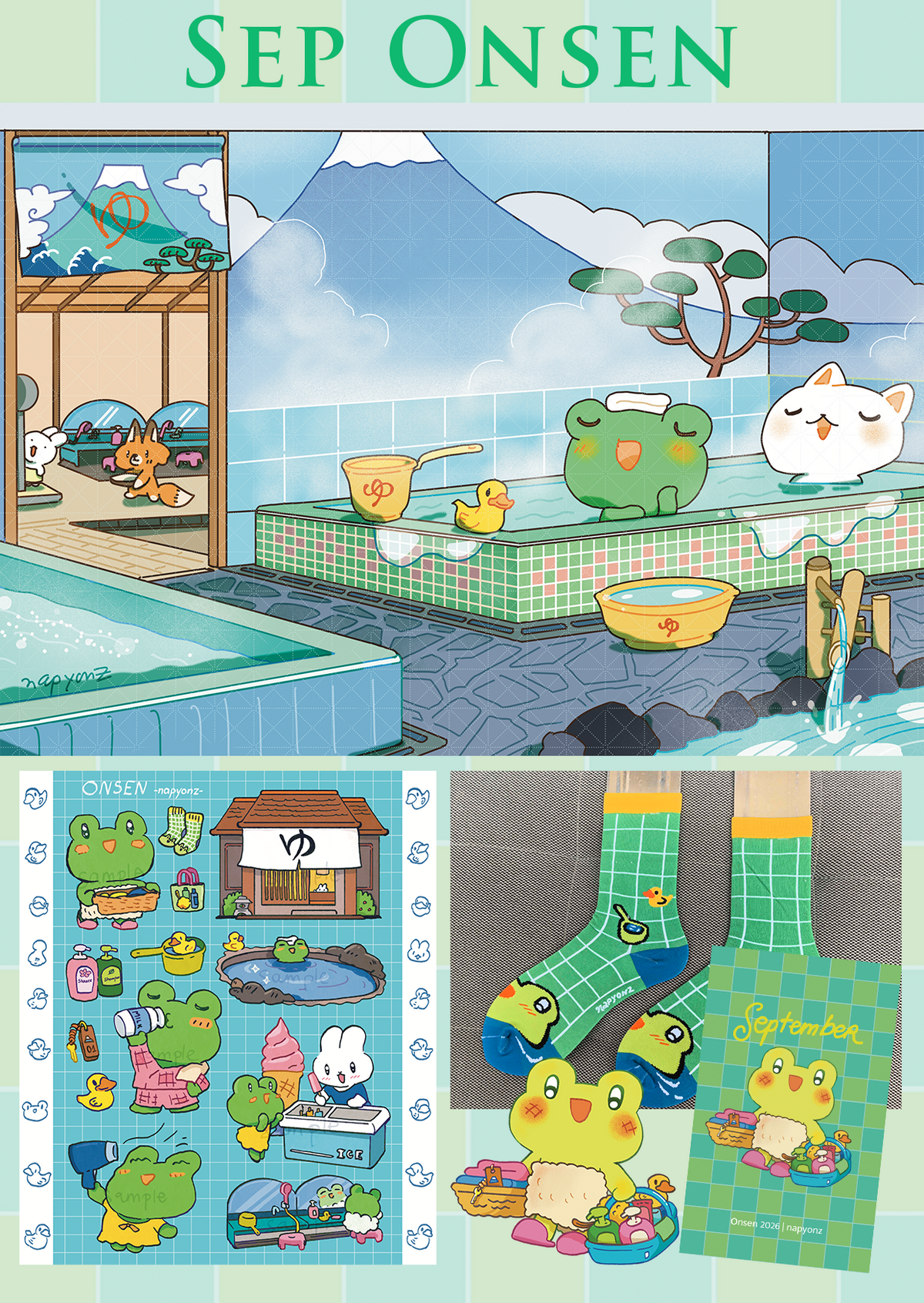 September Mail Club ♨️🐸 Onsen